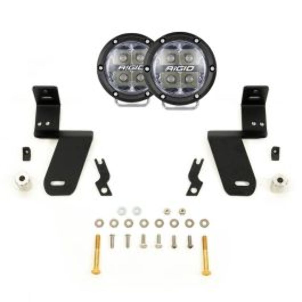 RIGID Industries 2020-2027 Chevy/GMC 2500HD/3500HD 360-Series Spot A-Pillar Light Kit 46787