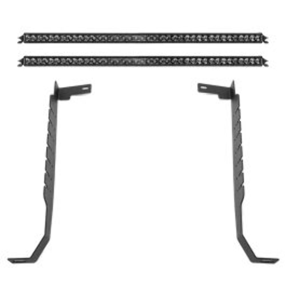 RIGID Industries 2024-2027 Chevy/GMC 2500HD/3500HD SR-Series 40 in. Midnight Behind the Grille Light Kit 46792