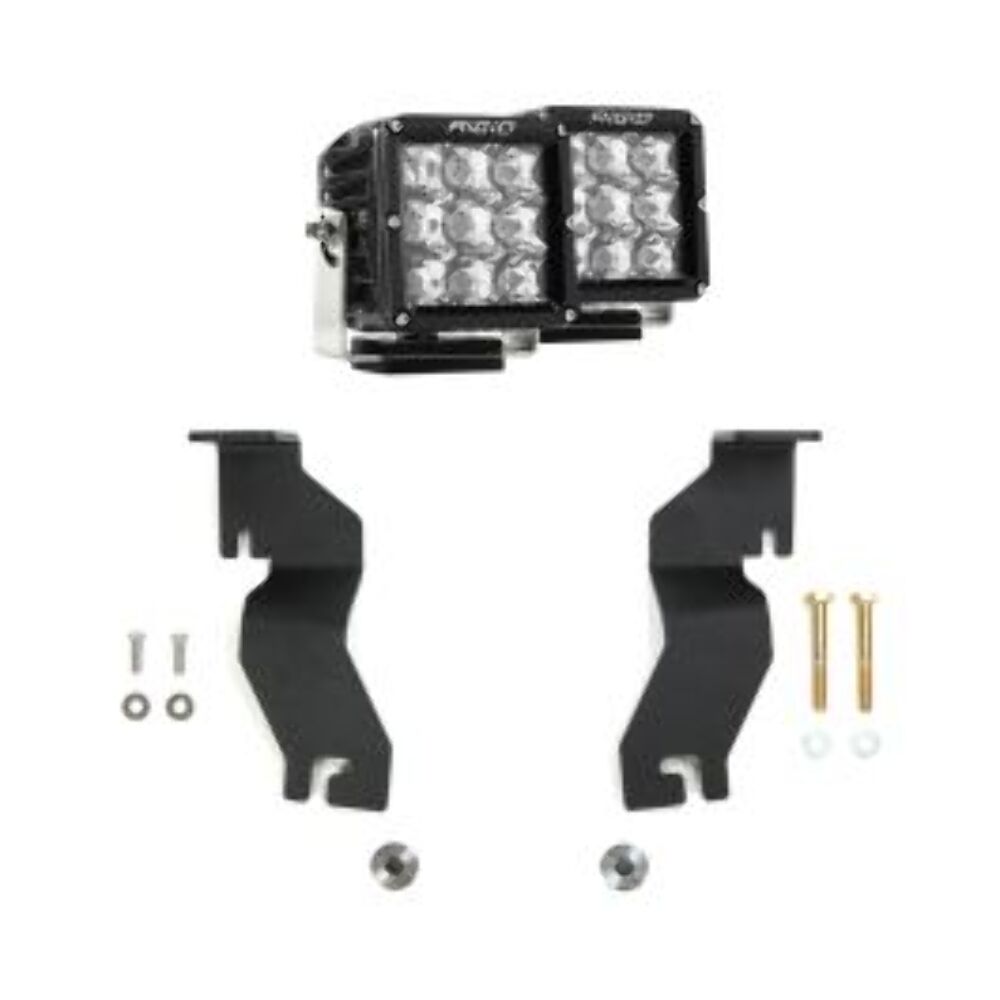 RIGID Industries 2021-2025 Chevy/GMC Yukon/Tahoe/Suburban D-XL Spot A-Pillar Light Kit 46795