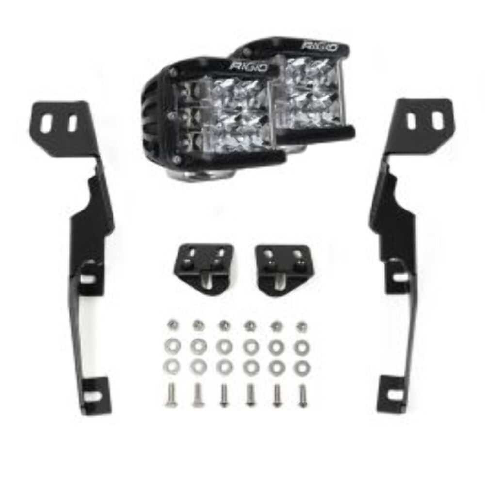 RIGID Industries 2023-2027 Ford Super Duty F-250/F-350 D-SS Spot A-Pillar Light Kit 46800