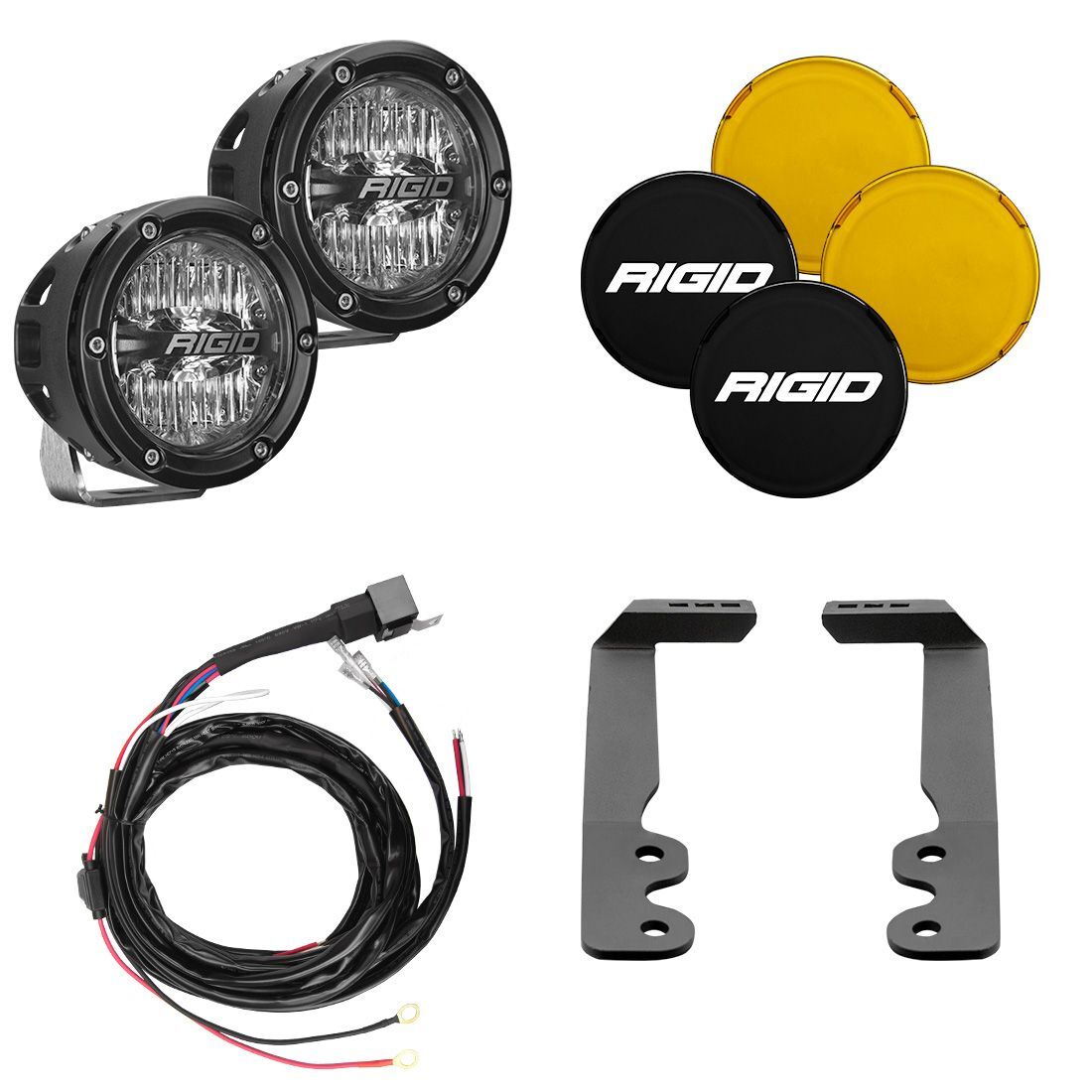 RIGID Industries 2022+ Toyota Tundra 360-Series 4 in. A-Pillar Light Kit 46807