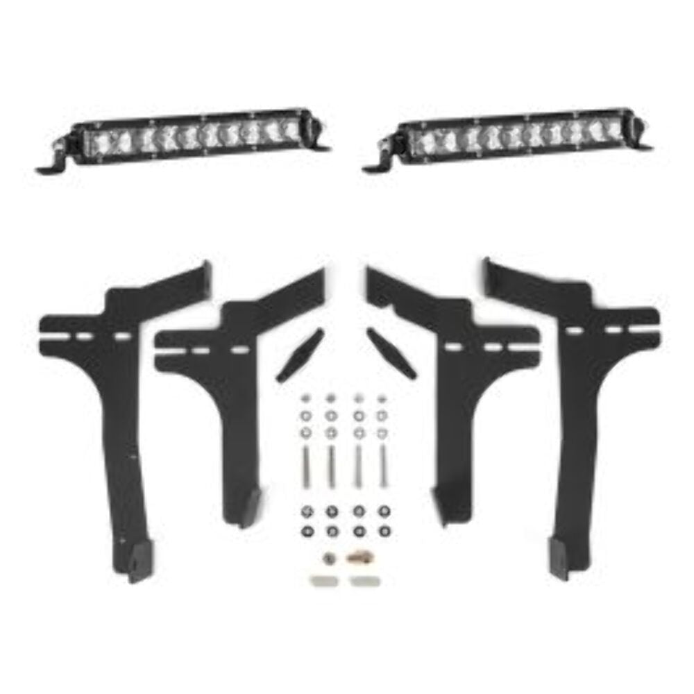 RIGID Industries 2024+ Toyota Tacoma SR-Series 10 in. Spot/Flood Combo Behind the Grille Light Kit 46813
