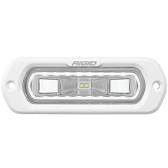 RIGID Industries 51200 SR-L Series Marine Spreader Pod 2 Wire Flush Mount White With White Halo