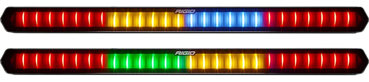 RIGID Industries 901801 RIGID Chase Rear Facing 27 Mode 5 Color LED Light Bar 28 Inch, Tube Mount