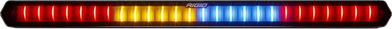 RIGID Industries 901801 RIGID Chase Rear Facing 27 Mode 5 Color LED Light Bar 28 Inch, Tube Mount