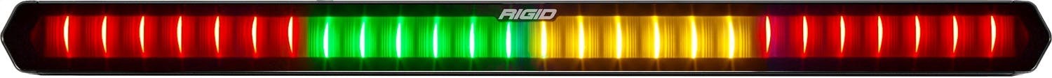 RIGID Industries 901802 RIGID Chase Rear Facing 27 Mode 5 Color LED Light Bar 28 Inch, Surface Mount