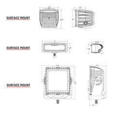 RIGID Industries 905213EM SR-Q E-Mark Spot Light