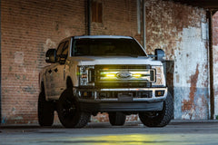 RIGID Industries 906704 SR-Series Pro Dot/SAE J583 6Inch Fog Light Selective Yellow Surface Mount, Pair