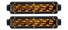 RIGID Industries 906704 SR-Series Pro Dot/SAE J583 6Inch Fog Light Selective Yellow Surface Mount, Pair