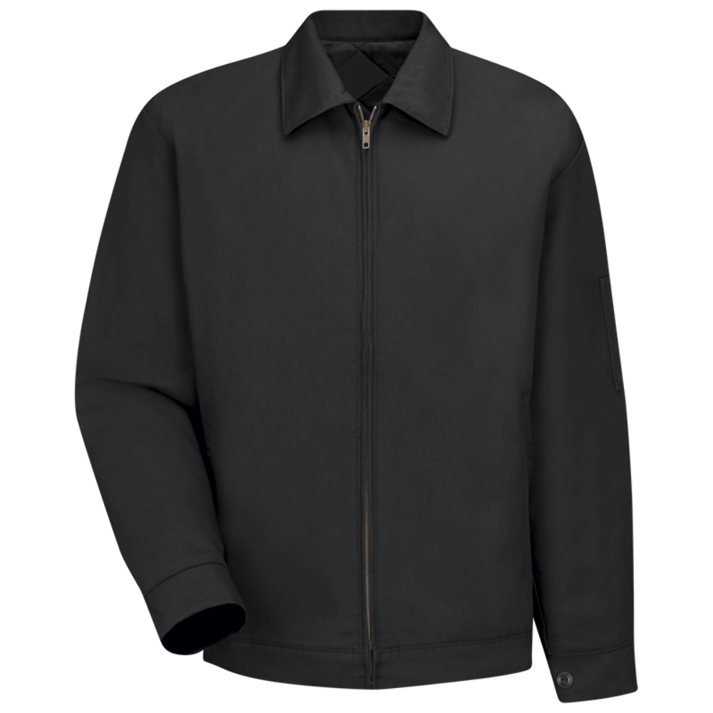 Red Kap Slash Pocket Jacket Black Medium JT22BK-RG-M