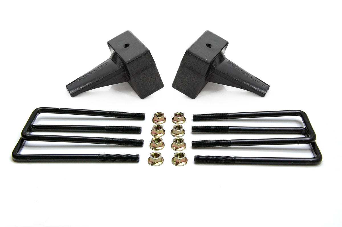 ReadyLIFT 26-2104 Suspension Leaf Spring Block Kit, 4 Rear