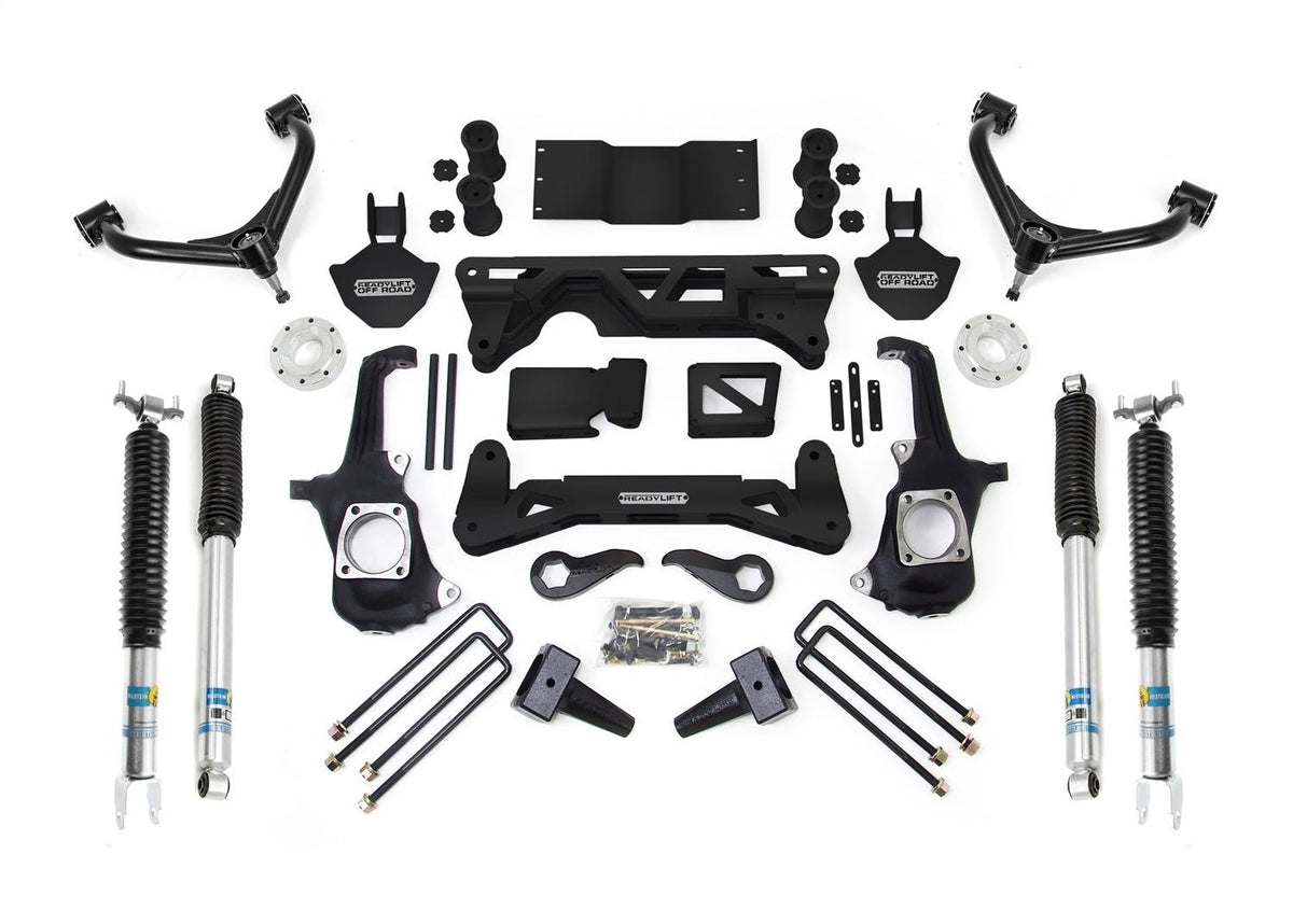 ReadyLIFT 44-3072 7-8" Suspension Lift Kit with Bilstein Shocks