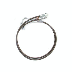 ReadyLIFT 47-6435 Front Braided Stainless Steel Brake Lines for 4" Lift, Pair