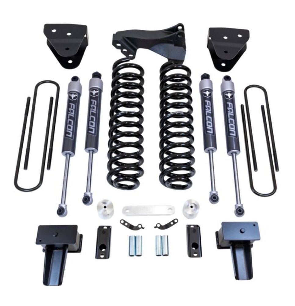 ReadyLIFT 4 in. Coil Spring Lift Kit with Falcon 2.1 Shocks for 2017-2022 Ford Super Duty F-250/F-350 Diesel 4WD 49-27422