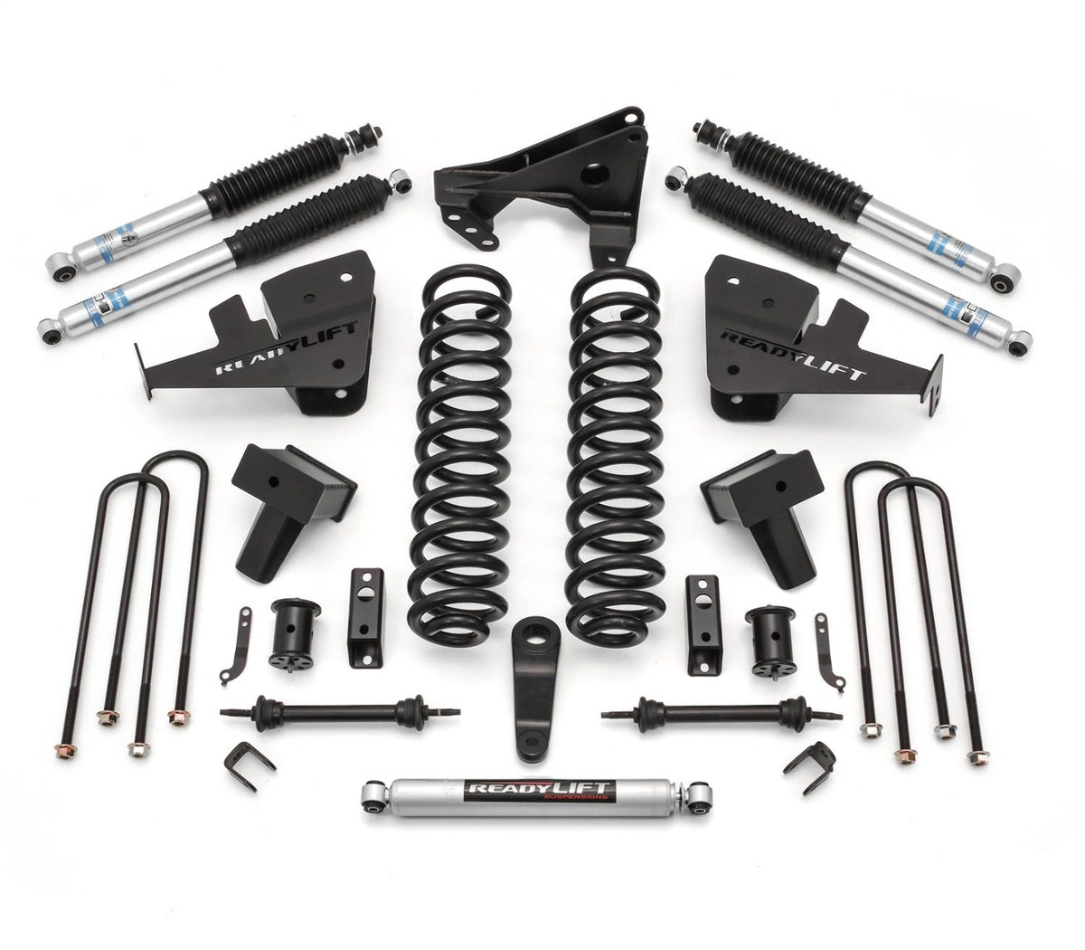 ReadyLIFT 49-2750 5" Suspension Lift Kit with Bilstein Shocks - 2 Piece Drive Shaft