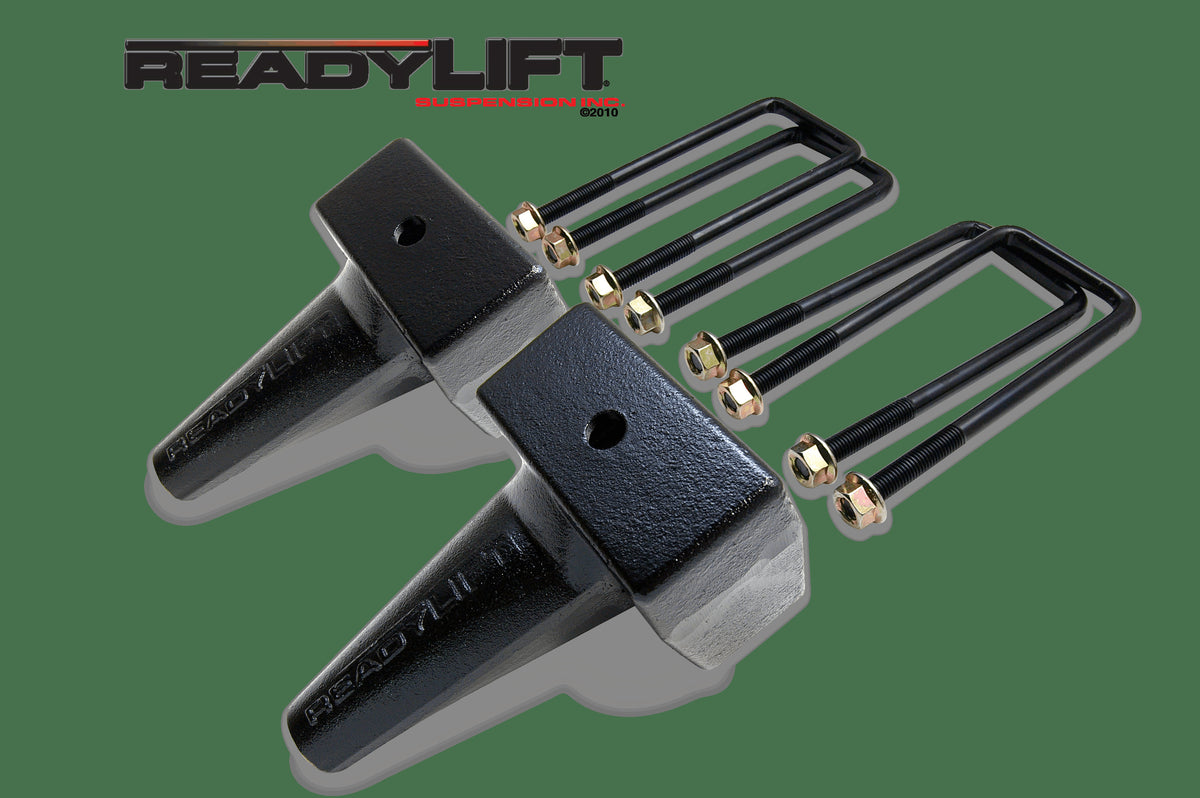 ReadyLIFT 66-2195 5" Tapered Rear Block Kit for 1 Piece Drive Shaft