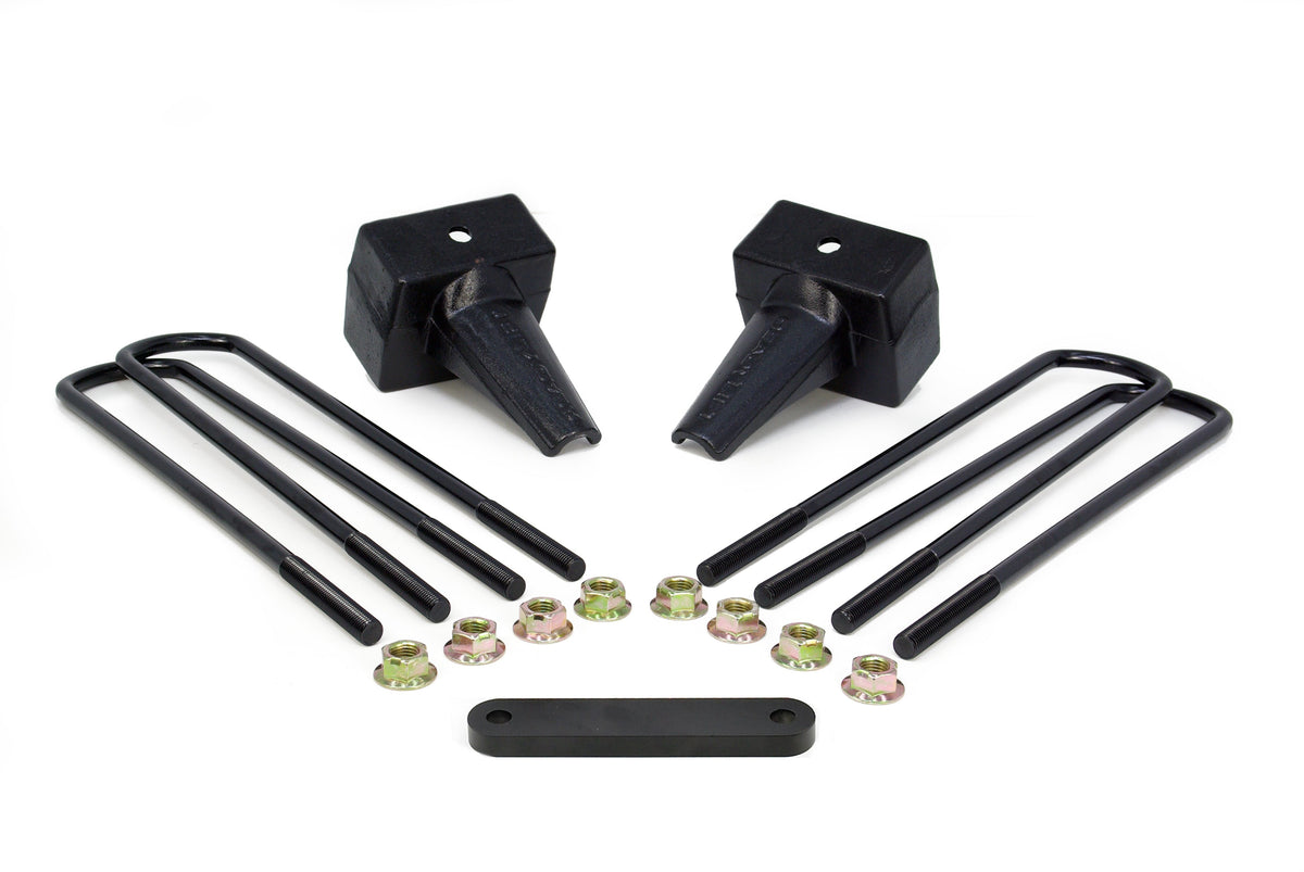 ReadyLIFT 66-2295 5" Flat Rear Block Kit with Carrier Bearing Spacer for 2 Piece Drive Shaft