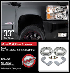 ReadyLIFT 66-3085 2.25" Front Suspension Leveling Kit