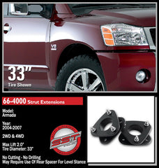 ReadyLIFT 66-4000 2" Front Suspension Leveling Kit