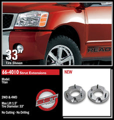 ReadyLIFT 66-4010 1.5" Front Suspension Leveling Kit