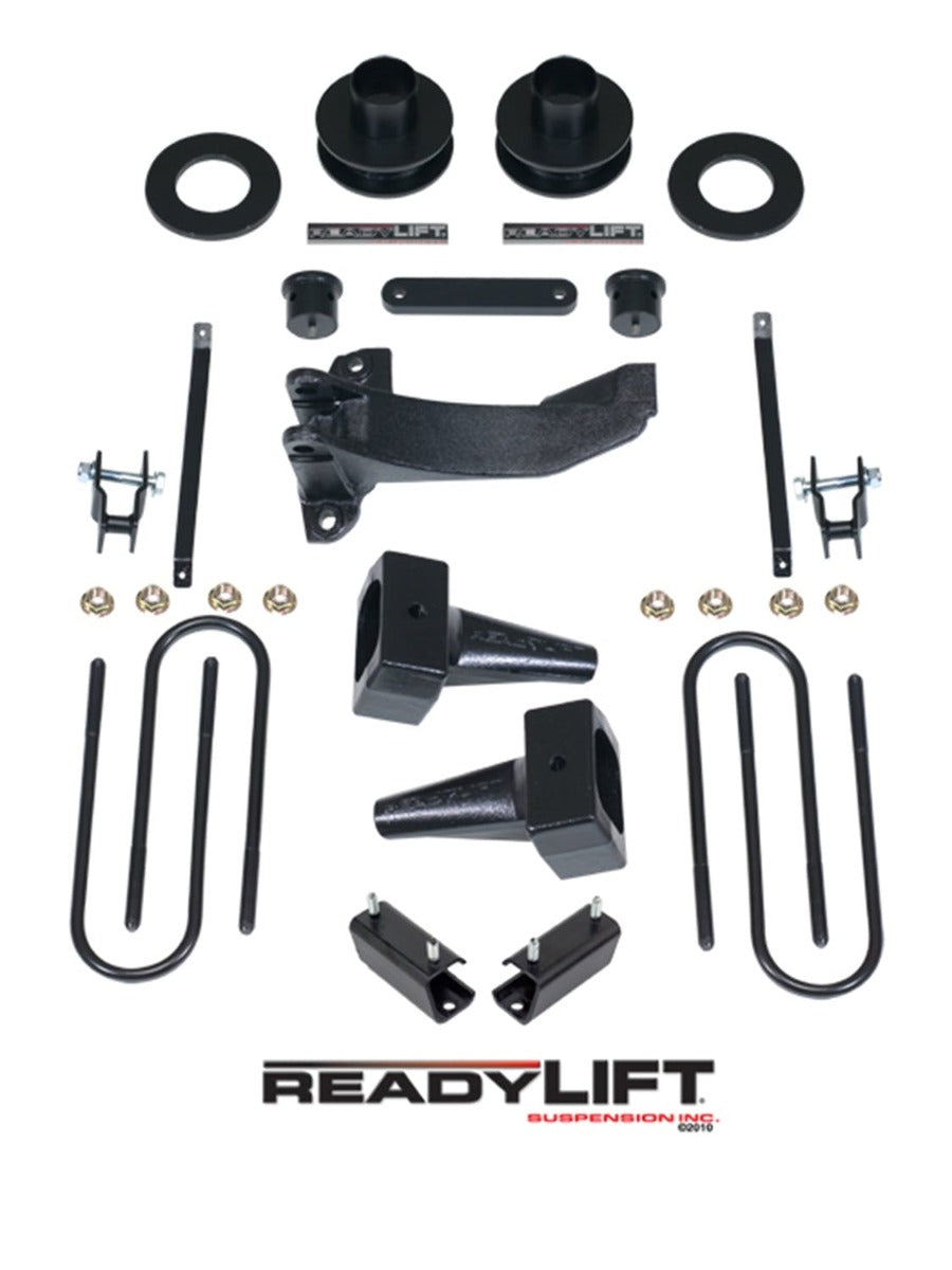 ReadyLIFT 69-2511TP 2.5" SST Lift Kit with 5" Rear Flat Blocks for 2 pc Drive Shaft without Shocks