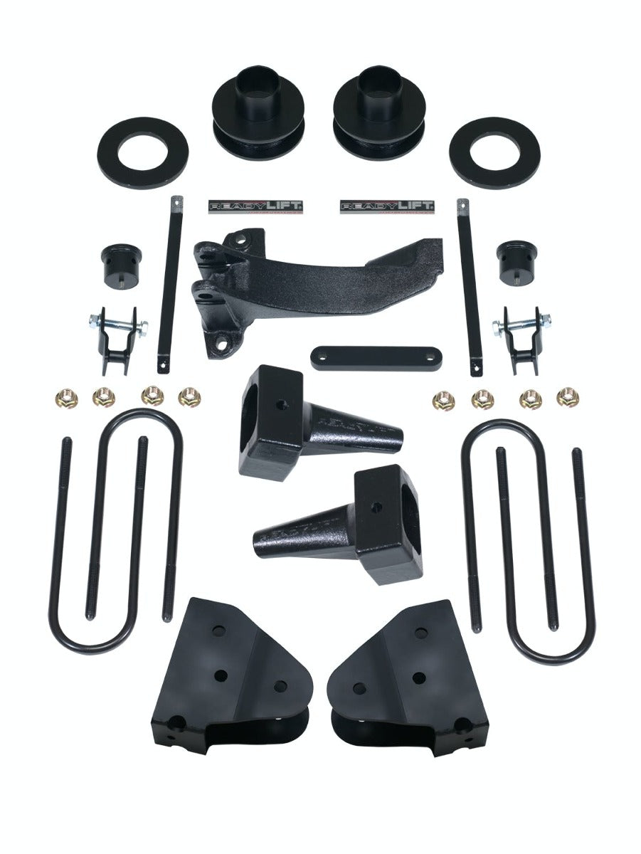 ReadyLIFT 69-2538 3.5" SST Lift Kit with 5" Rear Tapered Blocks - 1 pc Drive Shaft without Shock