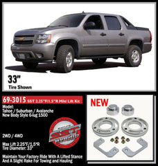 ReadyLIFT 69-3015 2.25" Front with 1.5" Rear SST Lift Kit