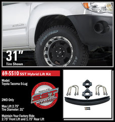 ReadyLIFT 69-5510 2.75" SST Lift Kit with 1.75" Add-a-Leaf without Shocks