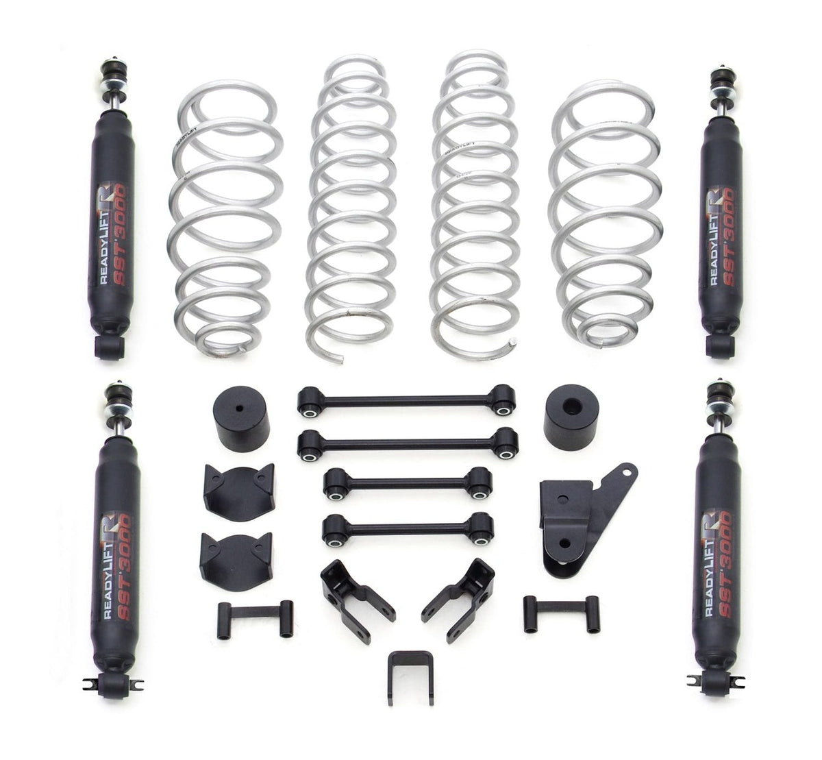 ReadyLIFT 69-6401 4" SST Coil Spring Lift Kit with SST3000 Shocks