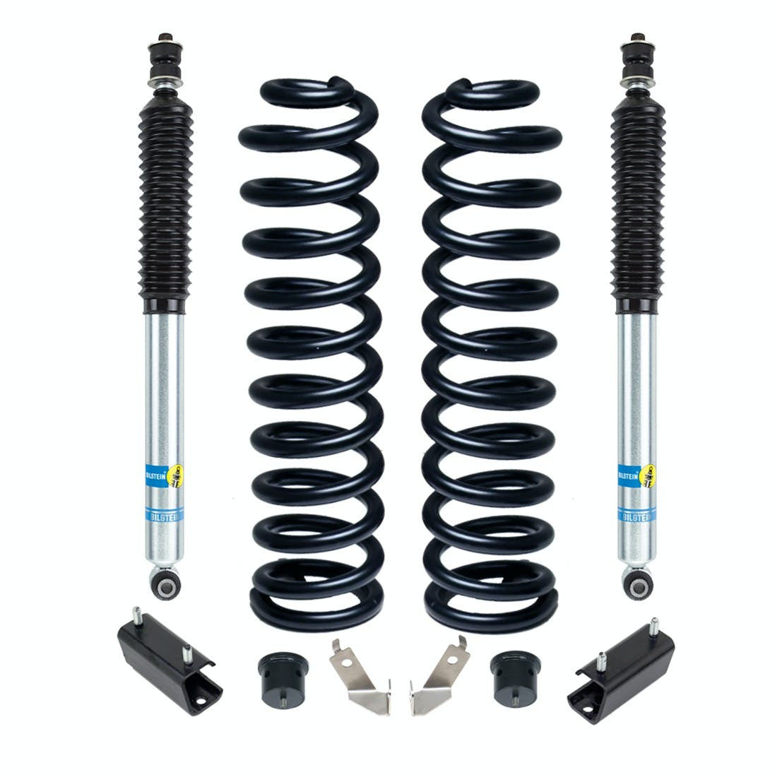 ReadyLIFT 69-6404 4" Coil Spring Kit with Adjustable Track Bar, Caster Correction Bracket