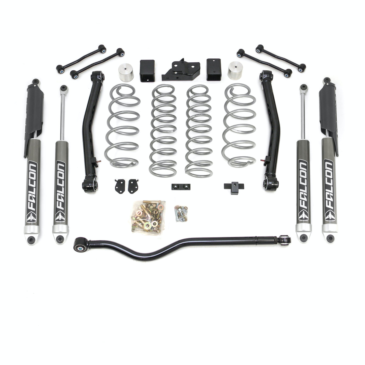 ReadyLIFT 69-6836 Terrain Flex 2-Arm Kit with Falcon 2.1 Shocks. 3.5" Rubicon, 4.5" Sahara/Sport