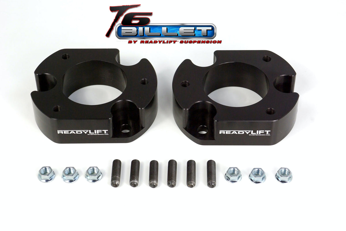 ReadyLIFT T6-2058-K 2.5" Leveling Kit T6 Billet Black without Shocks