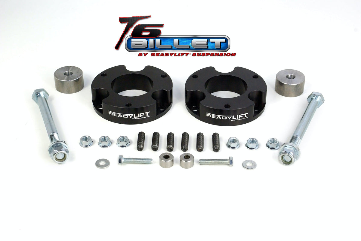 ReadyLIFT T6-5055-K 2.25" Leveling Kit T6 Billet Black without Shocks