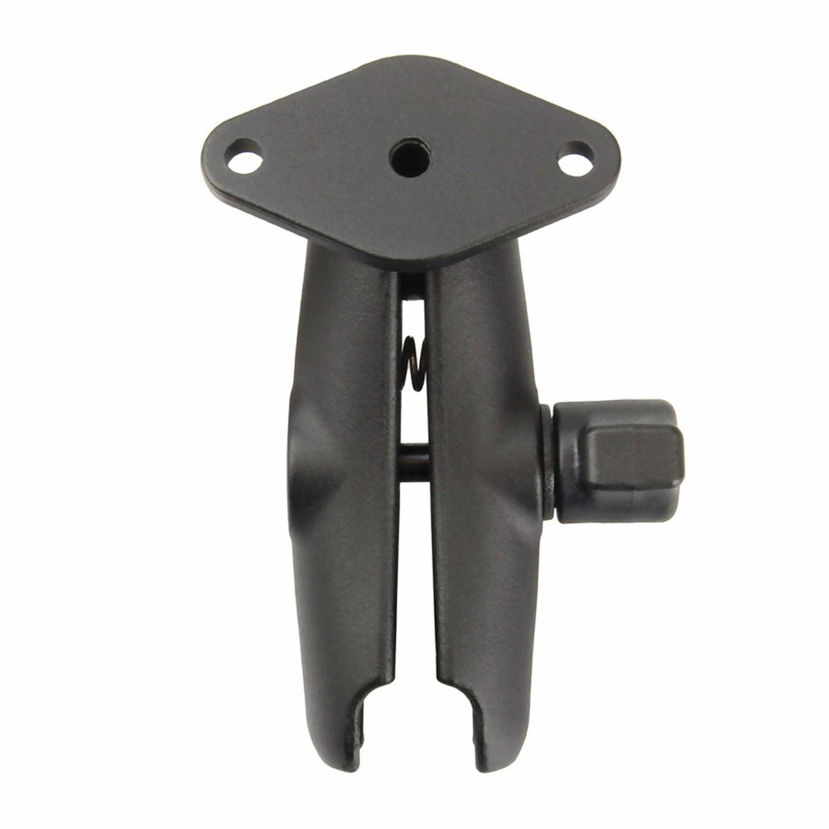 RAM Double Socket Arm with Diamond Plate - B Size - Medium Arm