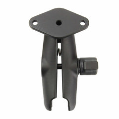 RAM Double Socket Arm with Diamond Plate - B Size - Medium Arm