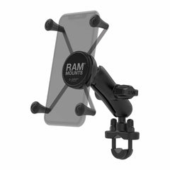 RAM X-Grip Large Phone Mount with Handlebar U-Bolt Base - Medium Arm