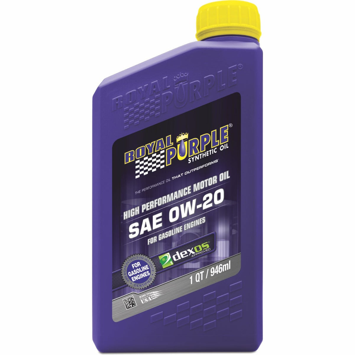 Royal Purple 01020 0W-20 Passenger Car Engine Oil Qt. Bottle