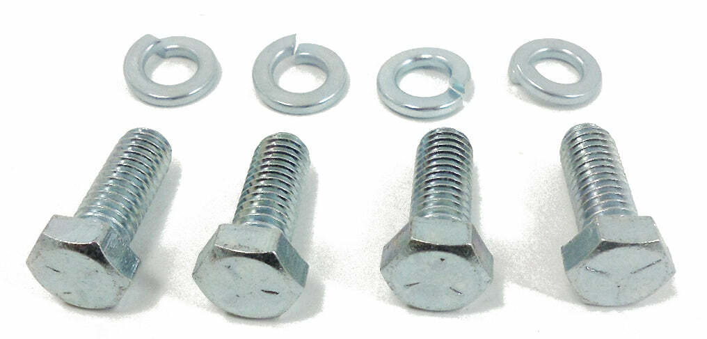 Racing Power Company R0042 Ford crank pulley bolt - zinc (4) pc set