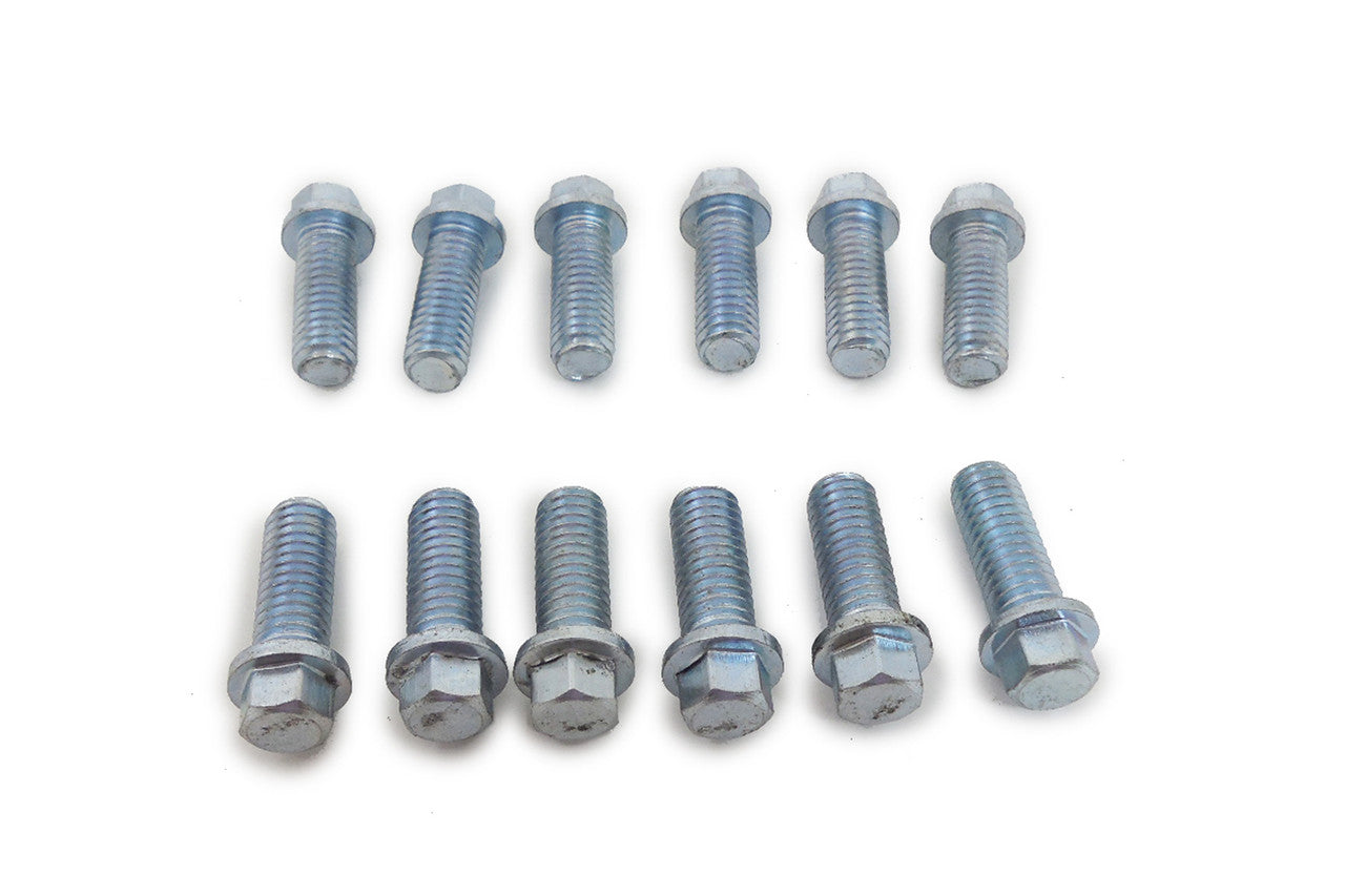 Racing Power Company R0938S Stainless Headers Bolts 6-Pt Head 12 Pcs