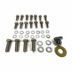 Racing Power Company R0944 Chevy oil pan bolt kit - zinc steel