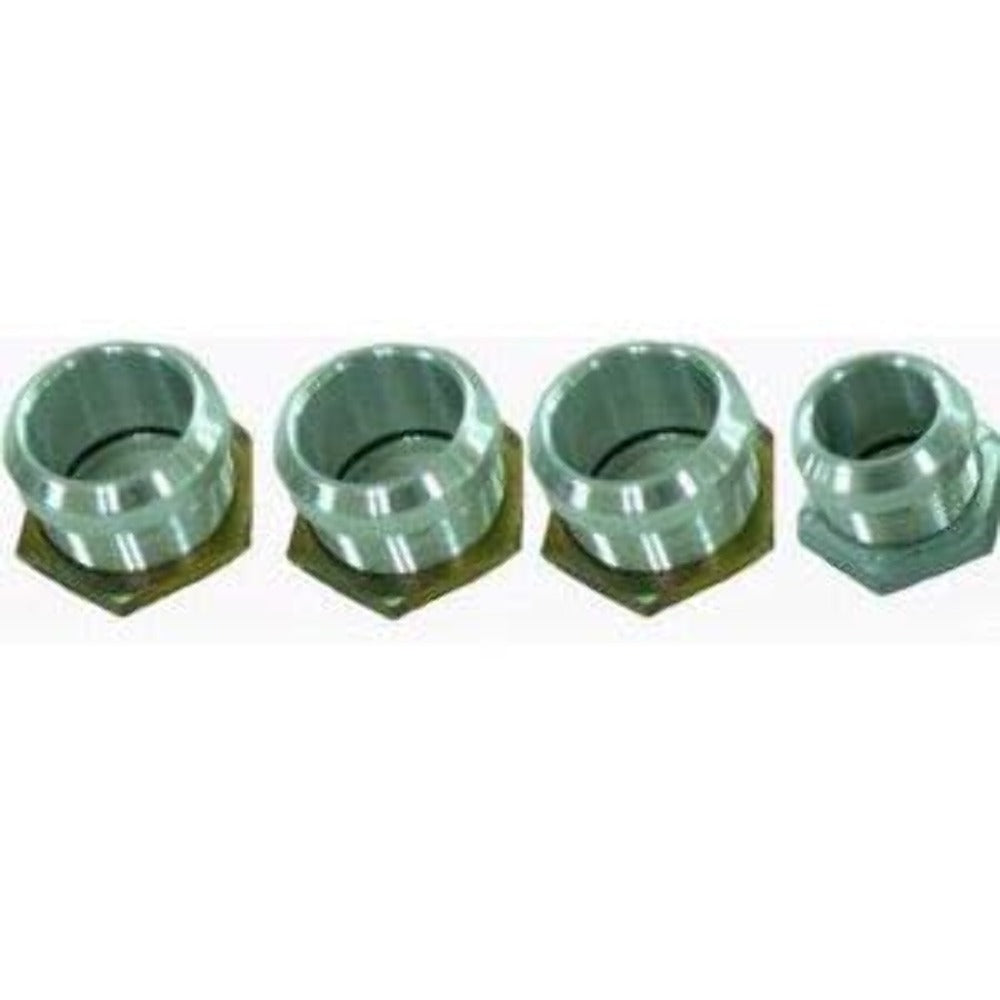 Racing Power Company R1001POL Pol alum firewall hose rings set