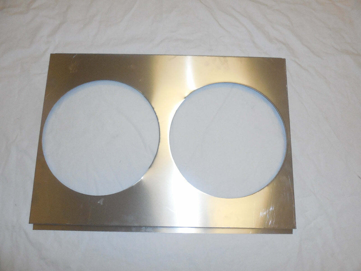 Racing Power Company R1053-24 Aluminum radiator fan shroud fit two 12 inch fans