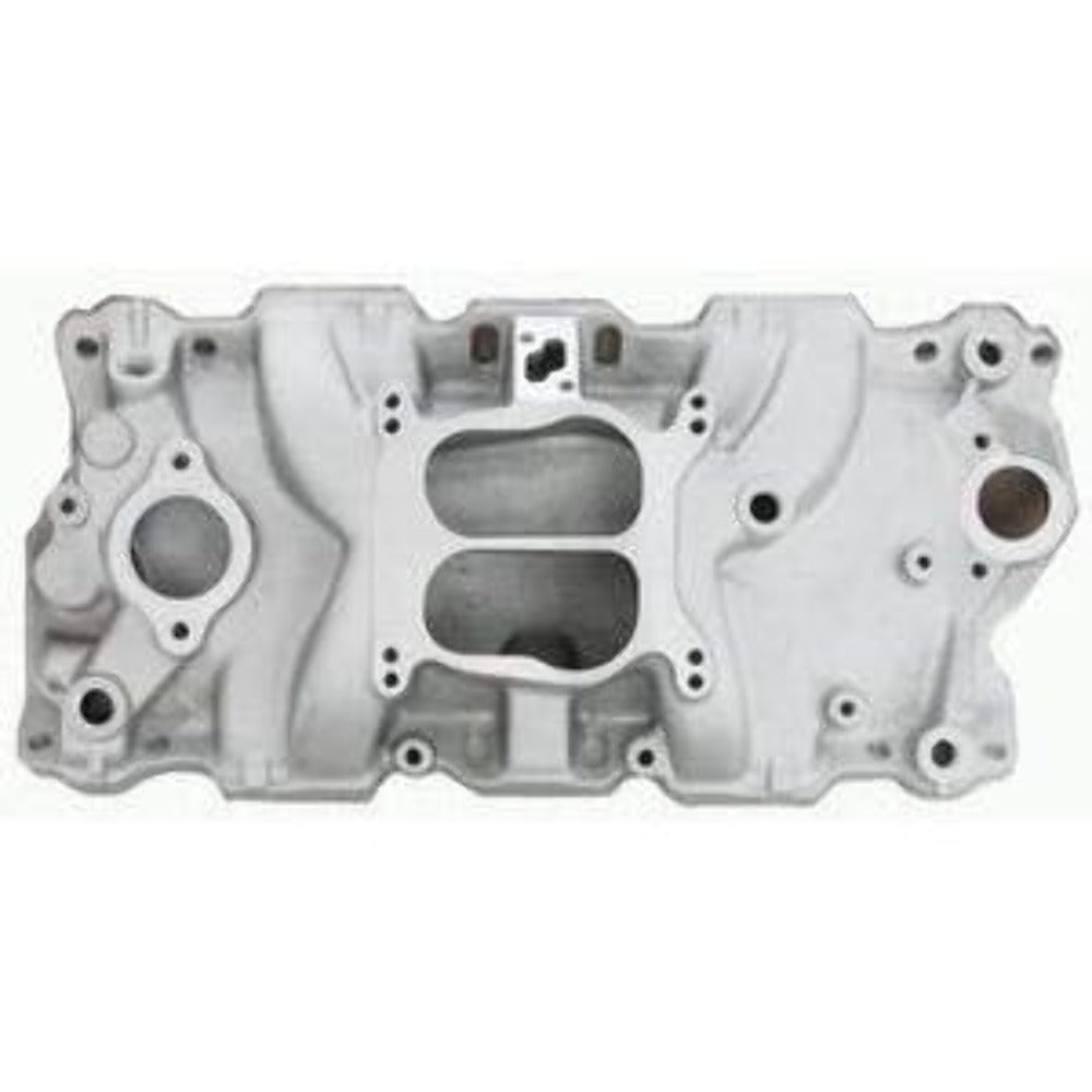 Racing Power Company R1101 Aluminum dual plane intake manifold (satin)