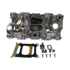 Racing Power Company R1101POL Polished alum sbc intake manifold inch57-95 inch