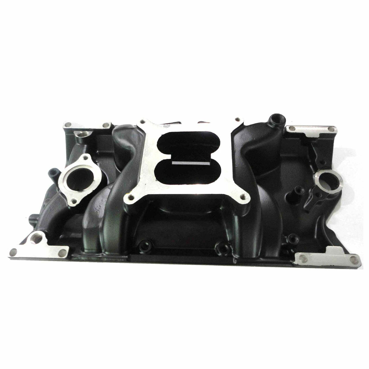 Racing Power Company R1107BK P/black alum sbc dual plane (gen) and vortec intake