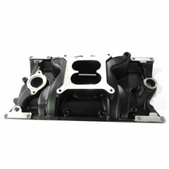 Racing Power Company R1107BK P/black alum sbc dual plane (gen) and vortec intake