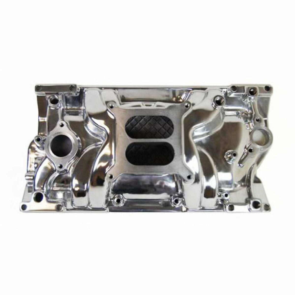 Racing Power Company R1107POL Polished alum sbc dual plane (gen) and vortec