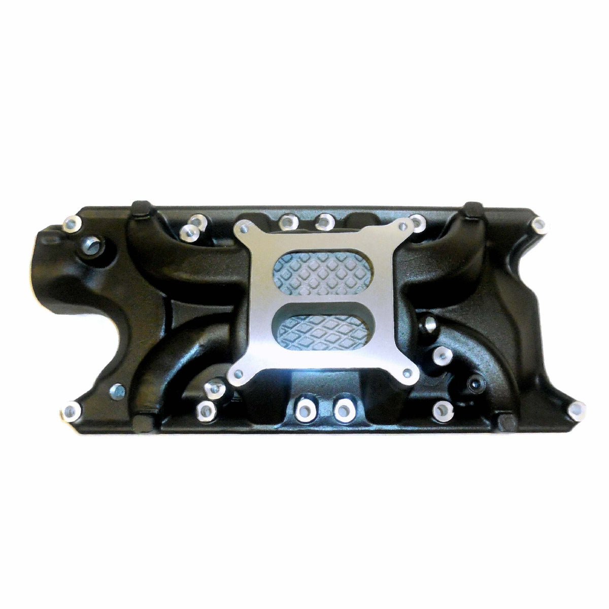 Racing Power Company R1109BK P/black alum sb ford intake manifold