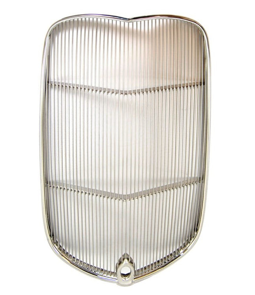 Racing Power Company R1133 Stainless Grille Insert With Crank Hol