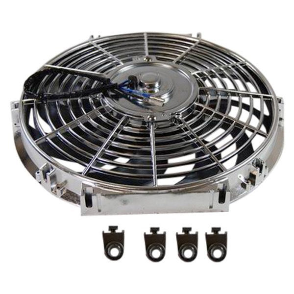 Racing Power Company R1203 12 inch electric cooling fan - 12v curved blades -